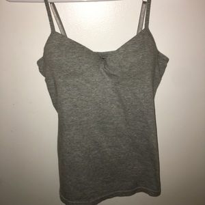 Gray Padded Tank Top
